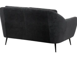 Divano 2 posti EIBY Ciniglia Nero