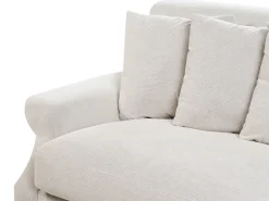 Divano 2 posti EIKE Tessuto Bianco sporco