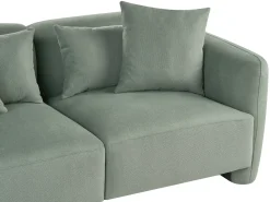Divano 3 posti EKENES Tessuto Verde chiaro