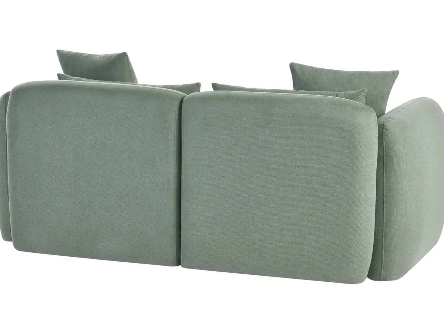 Divano 3 posti EKENES Tessuto Verde chiaro