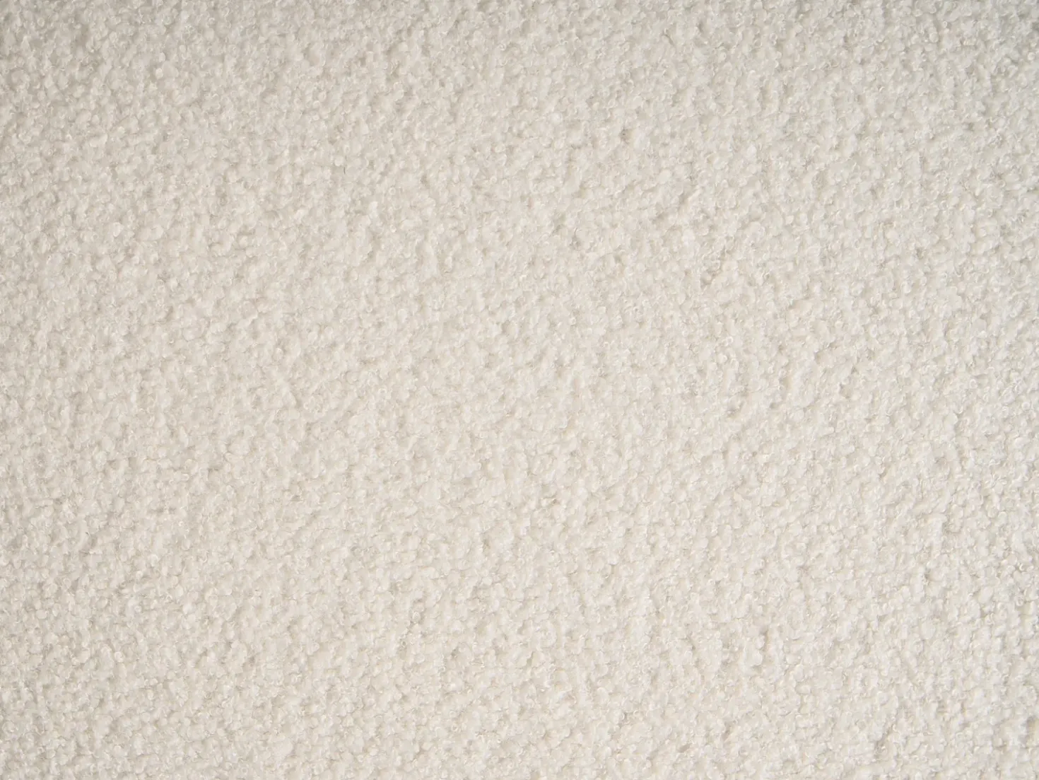 Divano 2 posti ELVA Bouclé Bianco sporco