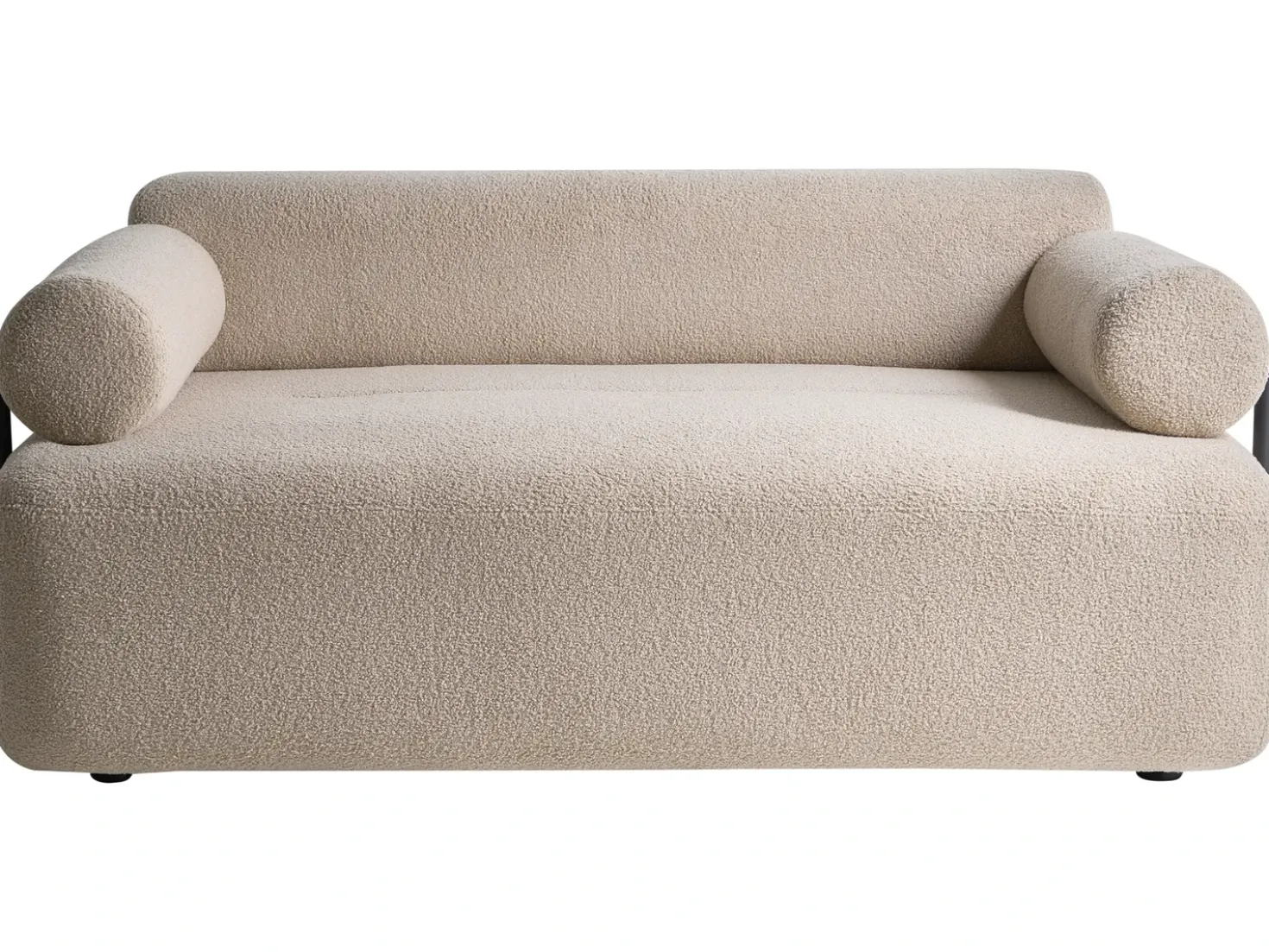 Divano 2 posti ELVA Bouclé Beige