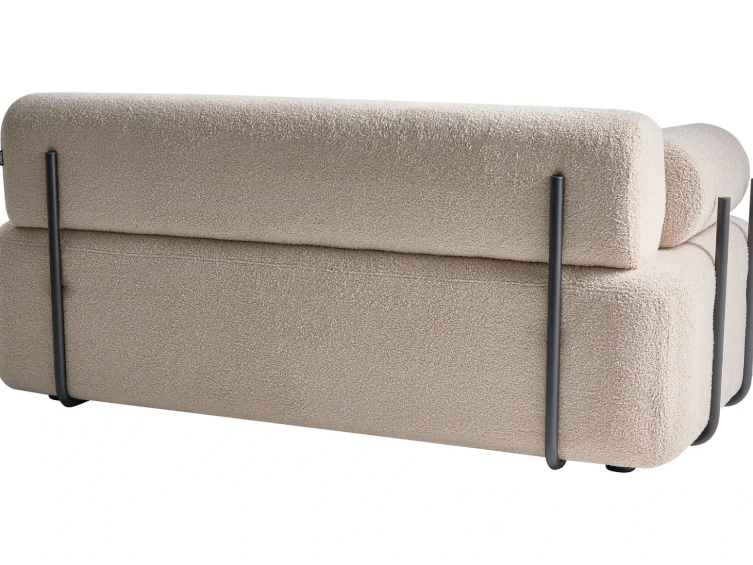 Divano 2 posti ELVA Bouclé Beige