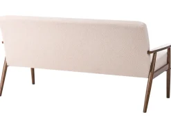Divano 3 posti ESRUM Bouclé Marrone scuro/Beige