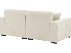 Divano 3 posti FAUSKAN Tessuto Beige chiaro