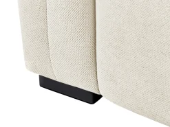 Divano 3 posti FAUSKAN Tessuto Beige chiaro