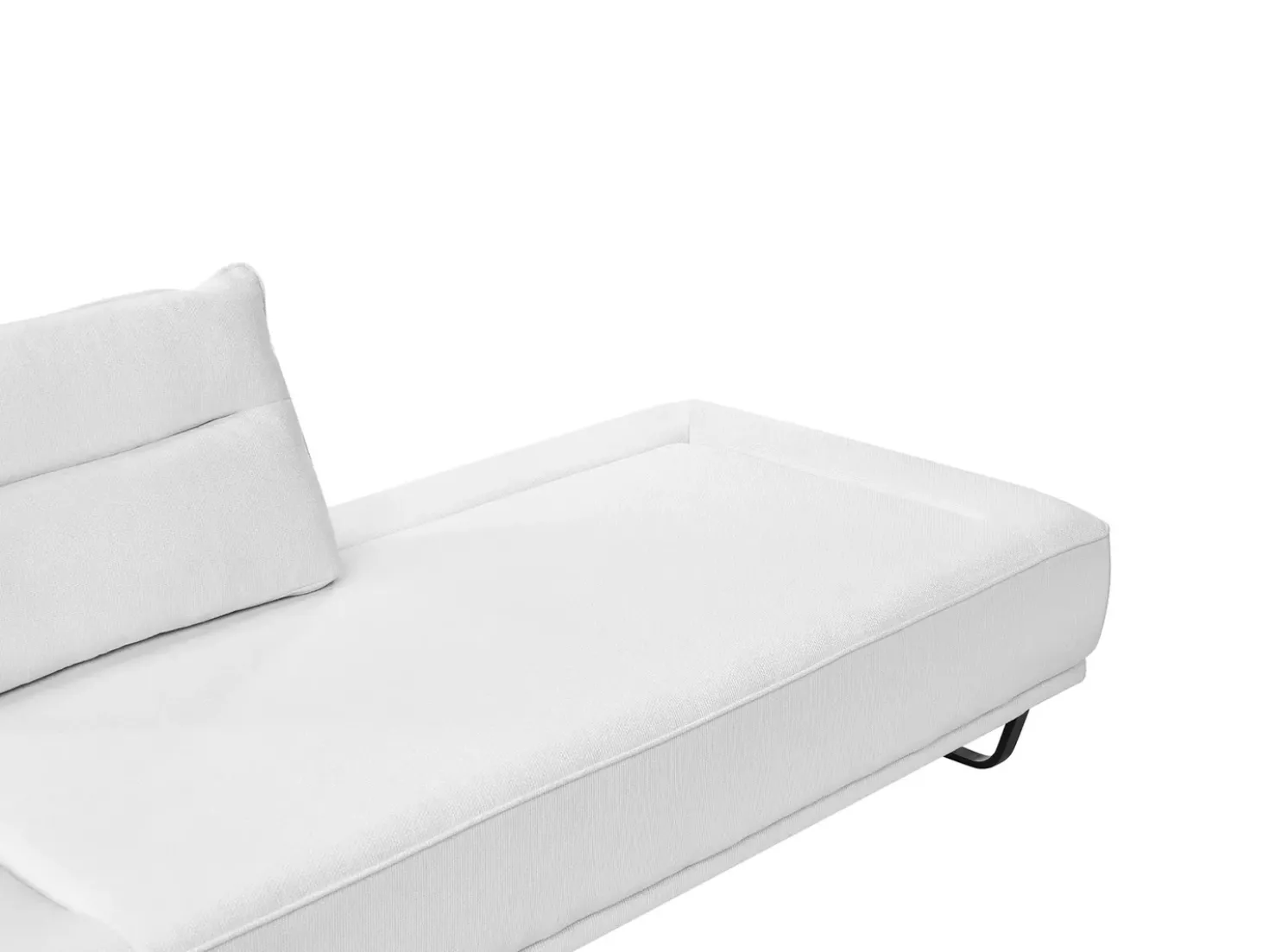 Divano 3 posti FAXEN Tessuto Bianco