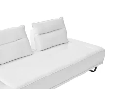Divano 3 posti FAXEN Tessuto Bianco