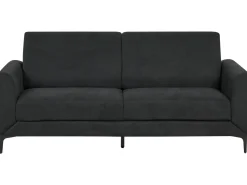 Divano 3 posti FENES Tessuto Nero