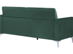 Divano 3 posti FENES Velluto Verde scuro
