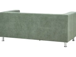 Divano 3 posti FLORO Ciniglia Verde chiaro