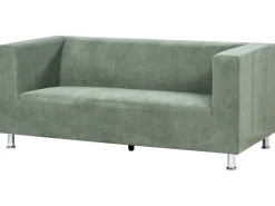 Divano 3 posti FLORO Ciniglia Verde chiaro