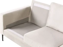 Divano 3 posti GAVLE Tessuto Beige chiaro