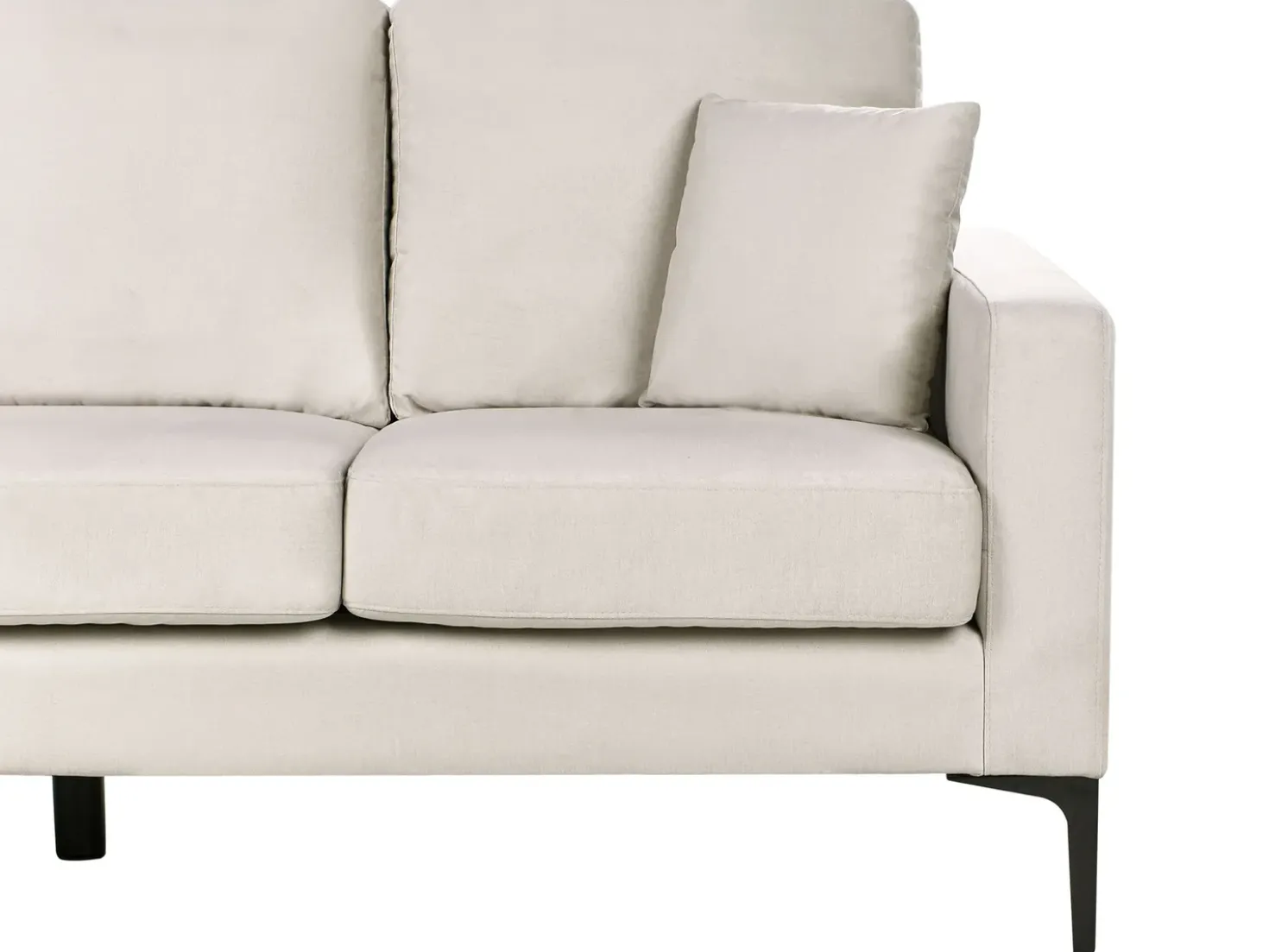 Divano 3 posti GAVLE Tessuto Beige chiaro
