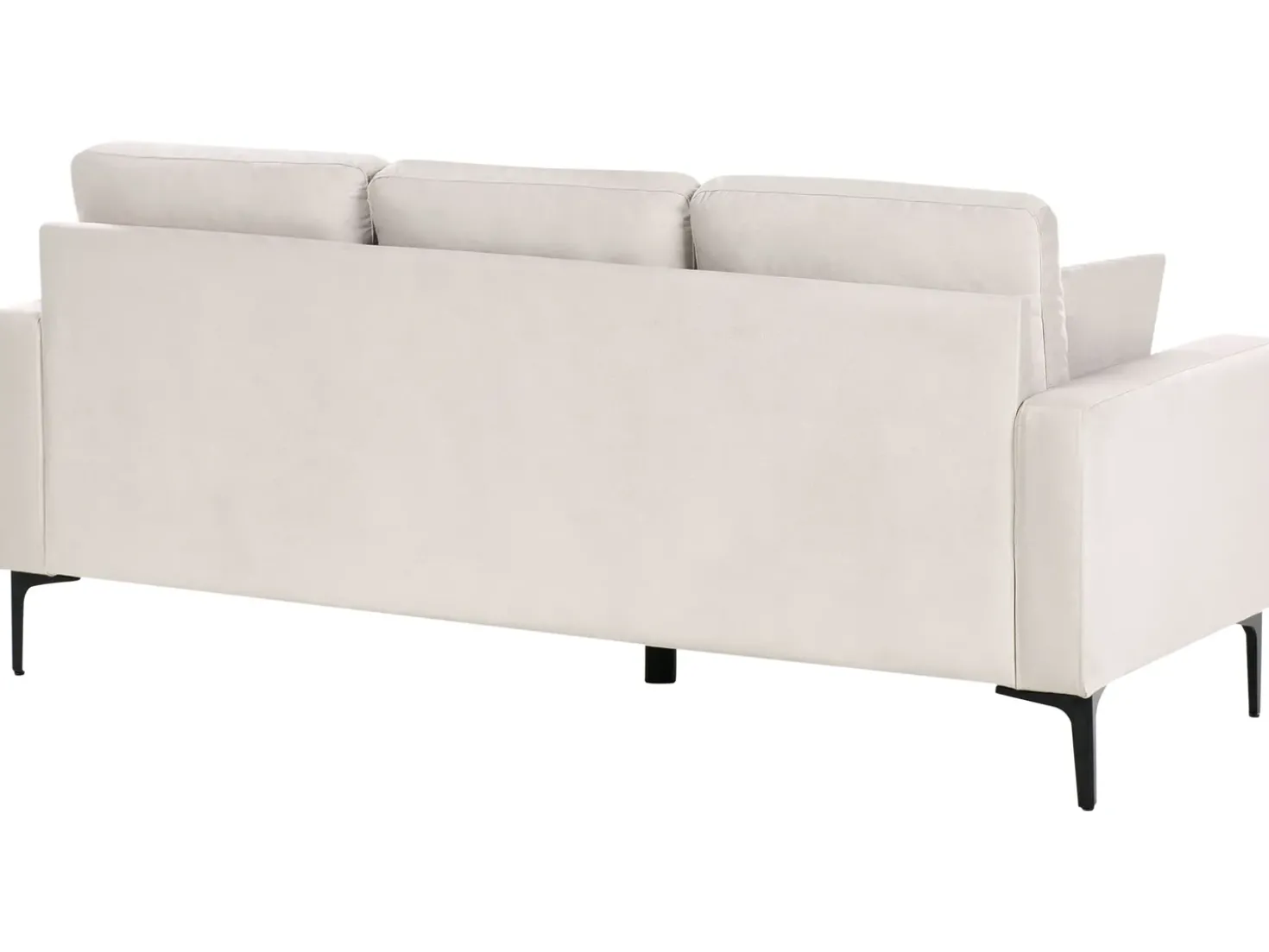 Divano 3 posti GAVLE Tessuto Beige chiaro
