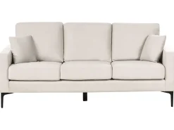 Divano 3 posti GAVLE Tessuto Beige chiaro