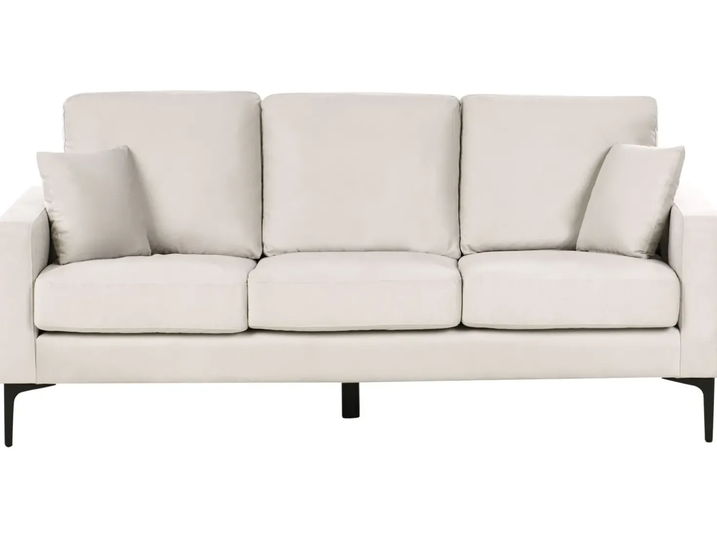 Divano 3 posti GAVLE Tessuto Beige chiaro