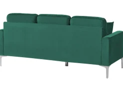Divano 3 posti GAVLE Velluto Verde smeraldo
