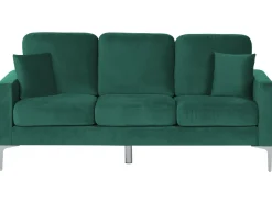 Divano 3 posti GAVLE Velluto Verde smeraldo