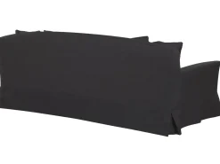 Divano 3 posti GILJA Tessuto Nero
