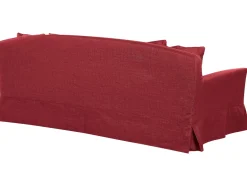 Divano 3 posti GILJA Tessuto Rosso