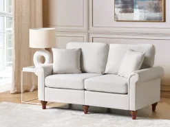 Divano 2 posti GINNERUP Tessuto Beige chiaro