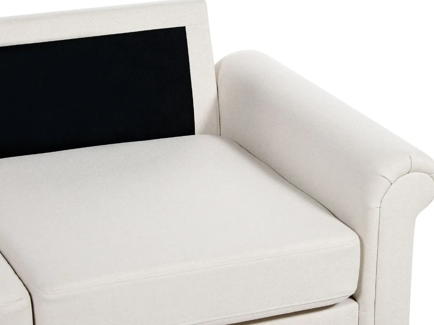 Divano 2 posti GINNERUP Tessuto Beige chiaro