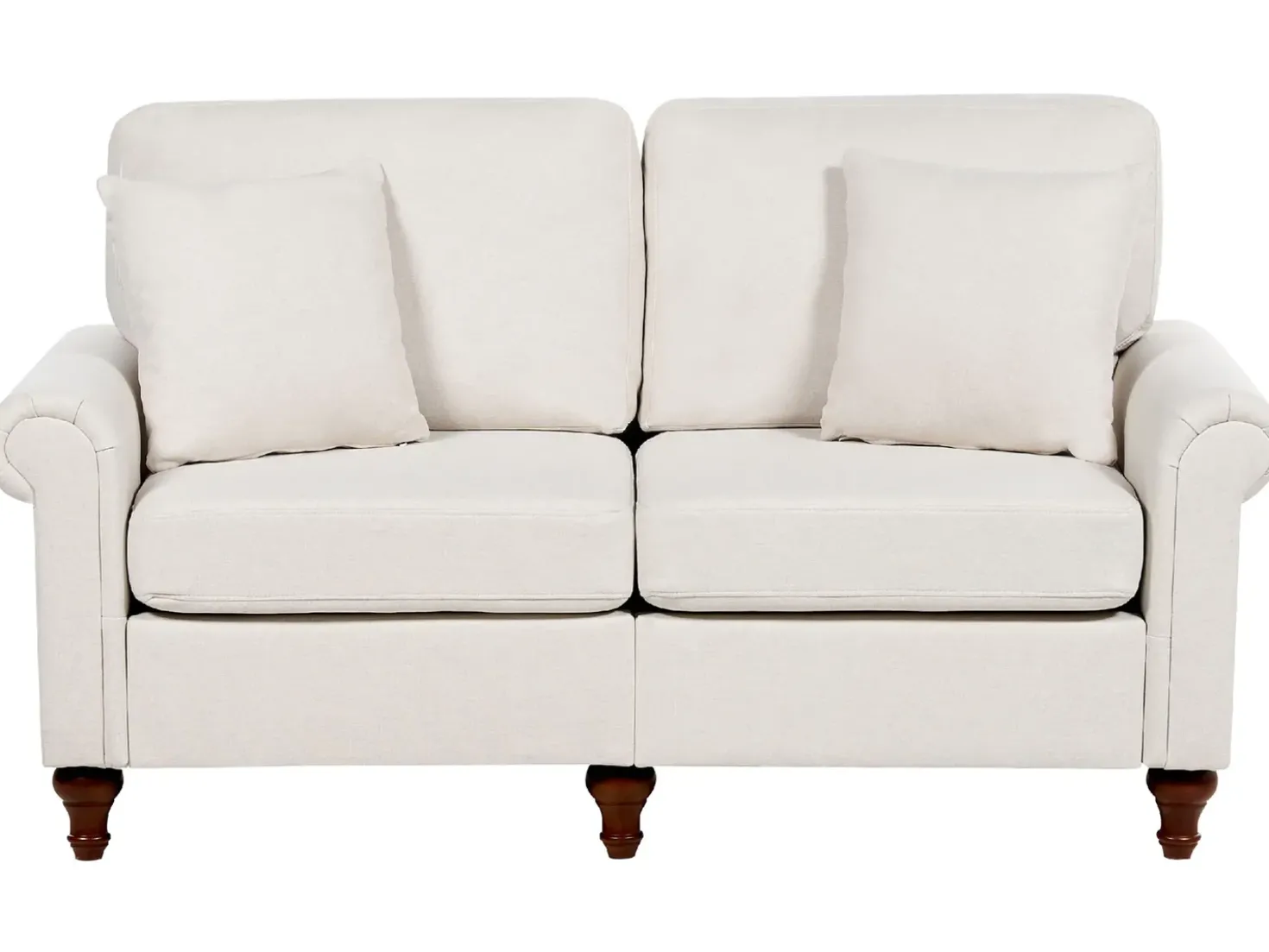 Divano 2 posti GINNERUP Tessuto Beige chiaro