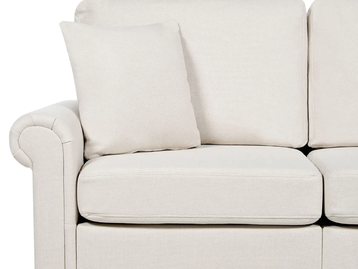 Divano 2 posti GINNERUP Tessuto Beige chiaro