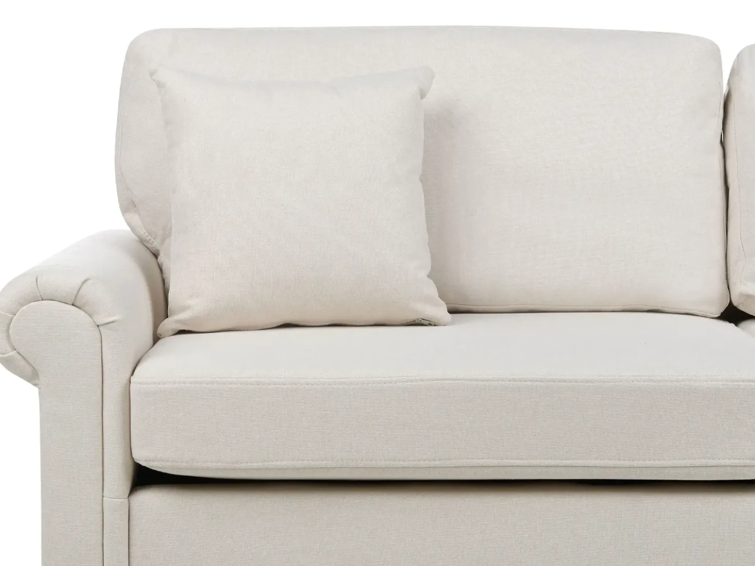 Divano 3 posti GINNERUP Tessuto Beige chiaro