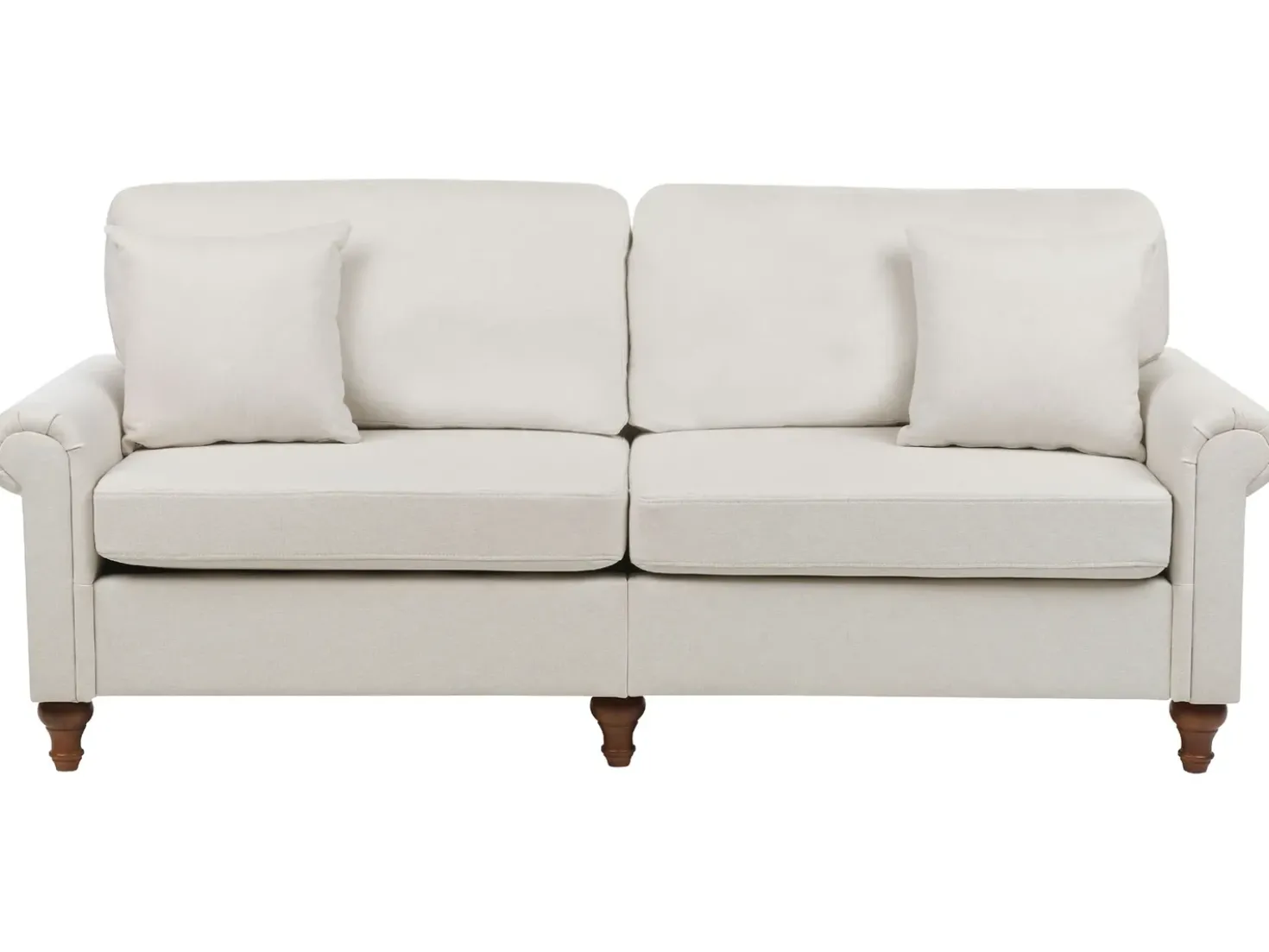 Divano 3 posti GINNERUP Tessuto Beige chiaro
