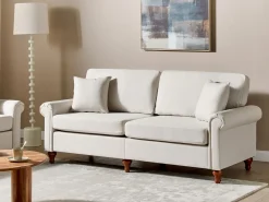 Divano 3 posti GINNERUP Tessuto Beige chiaro