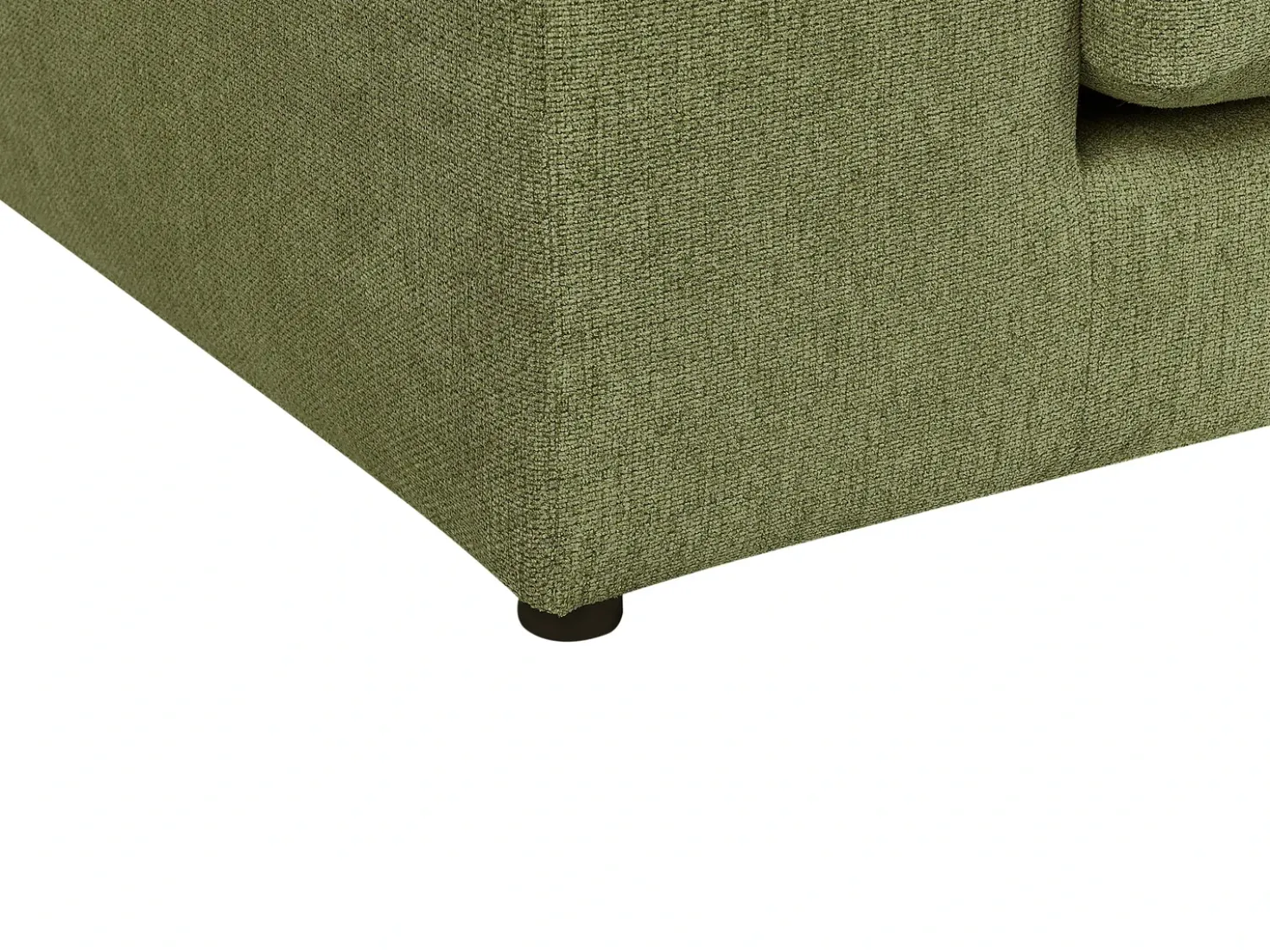 Divano 3 posti GLORVIKA Tessuto Verde scuro