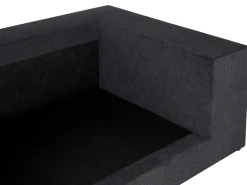 Divano 3 posti GLORVIKA Tessuto Nero