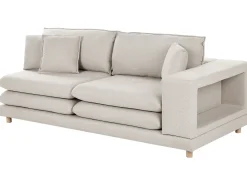 Divano 2 posti HEDEN Tessuto Beige con cuscino