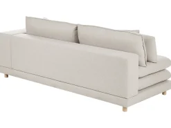Divano 2 posti HEDEN Tessuto Beige con cuscino