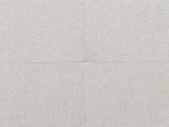 Divano 2 posti HEDEN Tessuto Beige con ottomana