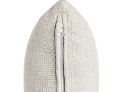 Divano 2 posti HEDEN Tessuto Beige con ottomana