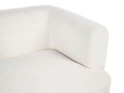 Divano 3 posti HOGBO Tessuto Bianco
