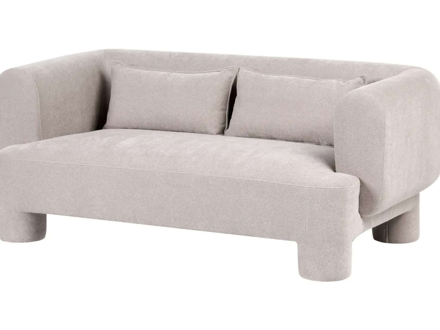 Divano 3 posti HOGBO Tessuto Beige