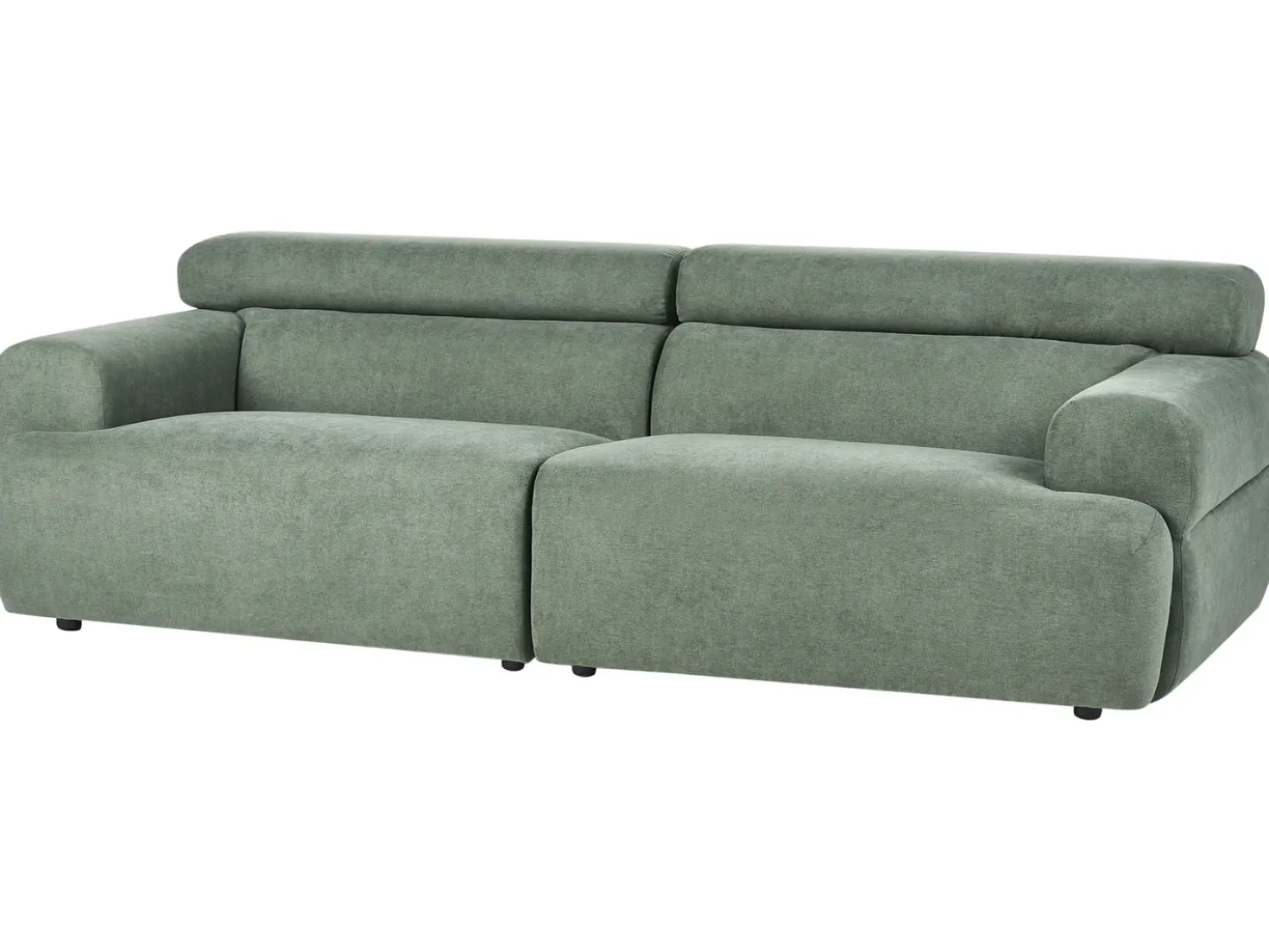 Divano 3 posti HOVDEN Tessuto Verde