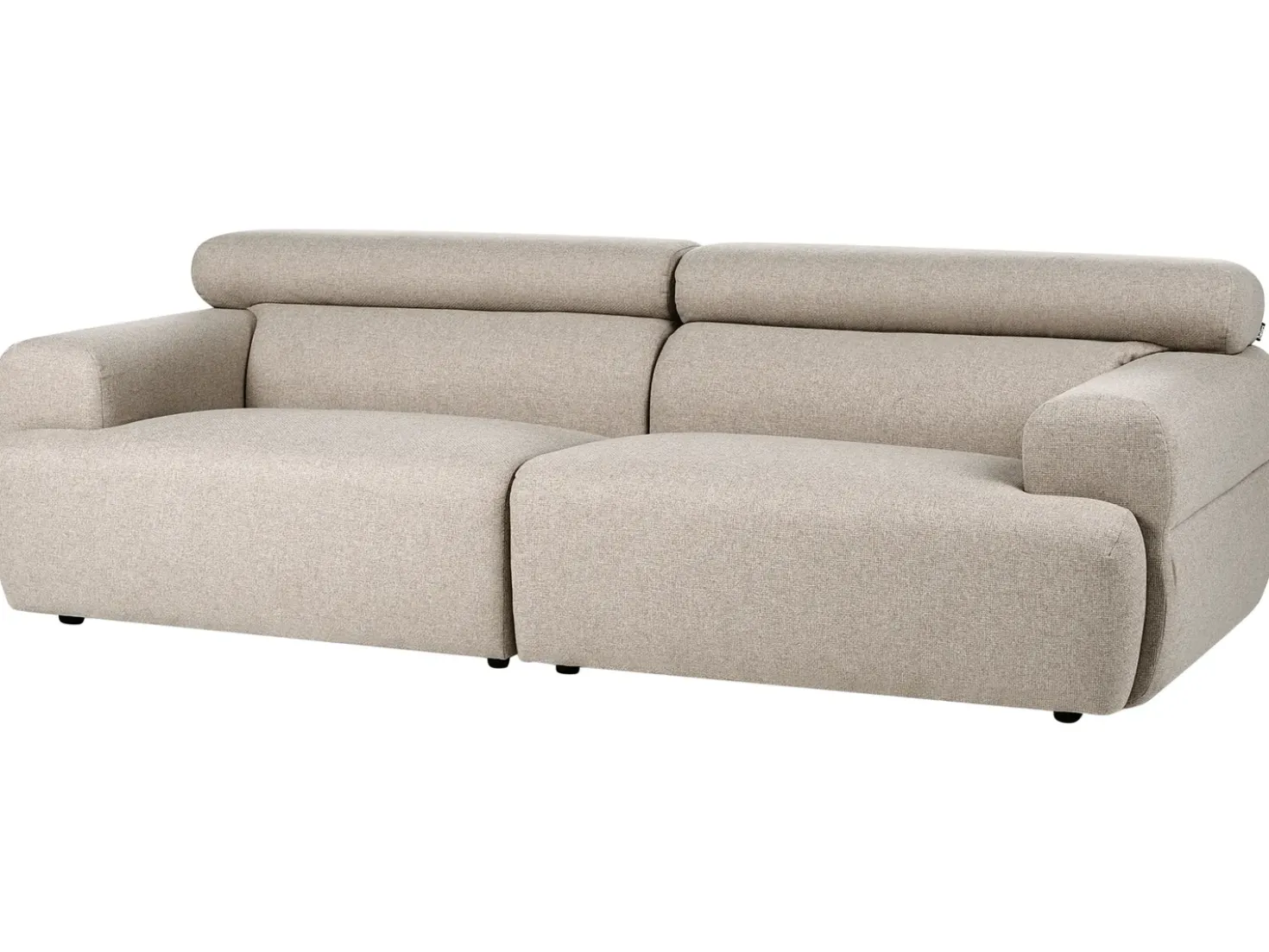 Divano 3 posti HOVDEN Tessuto Beige