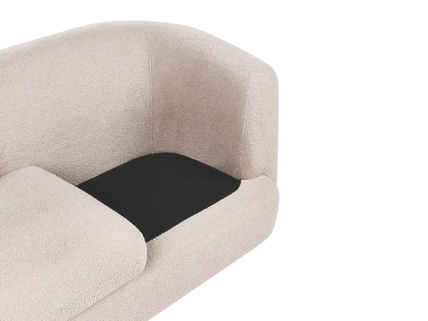 Divano 2 posti HUSBY Bouclé Beige