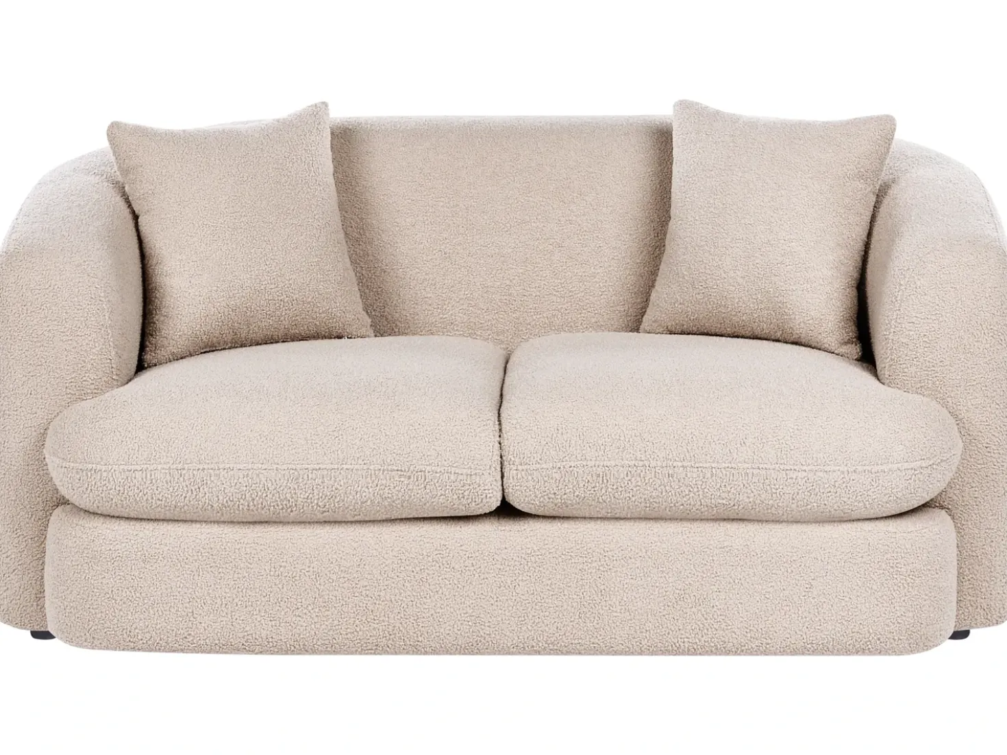 Divano 2 posti HUSBY Bouclé Beige