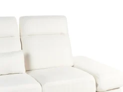 Divano 3 posti IKAST Tessuto Bianco sporco