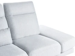 Divano 3 posti IKAST Tessuto Grigio chiaro