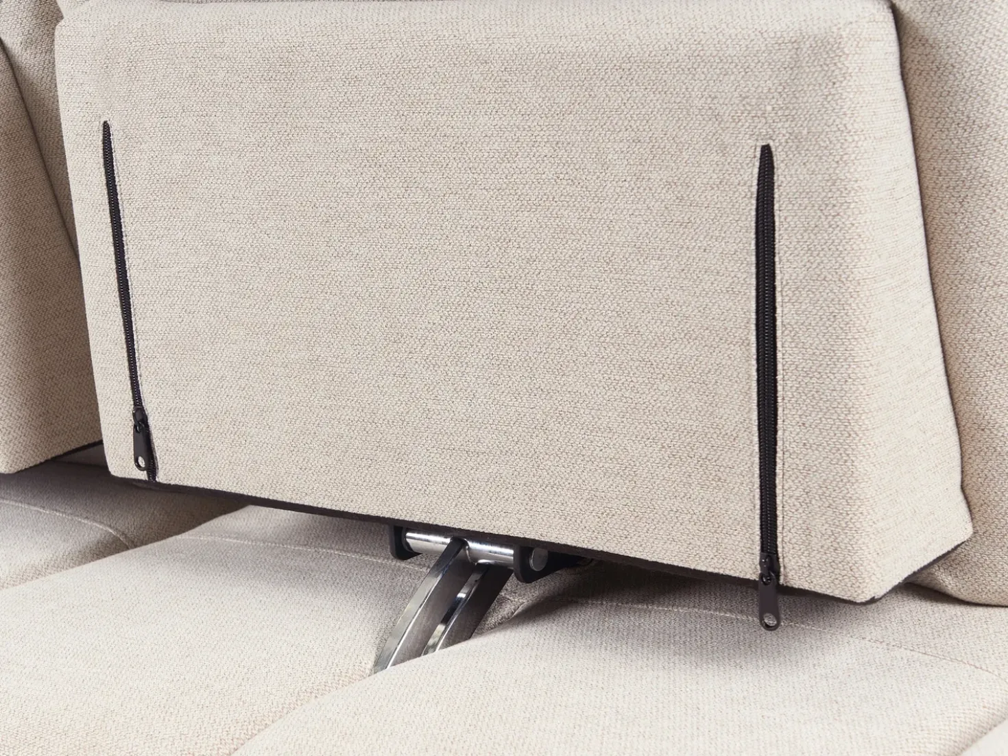 Divano 3 posti IKAST Tessuto Beige