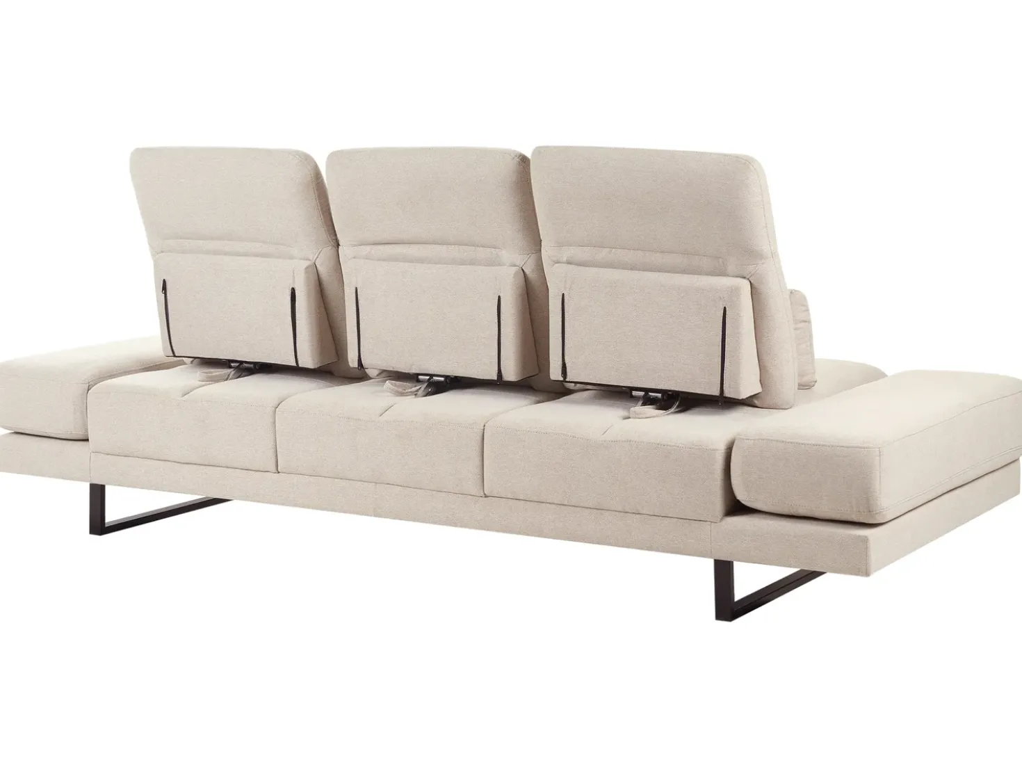 Divano 3 posti IKAST Tessuto Beige