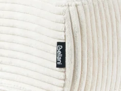 Divano 3 posti IKAST Velluto a coste Beige chiaro