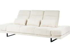 Divano 3 posti IKAST Velluto a coste Beige chiaro